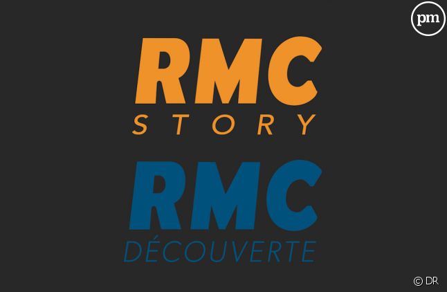 Logos de RMC Story et RMC Découverte