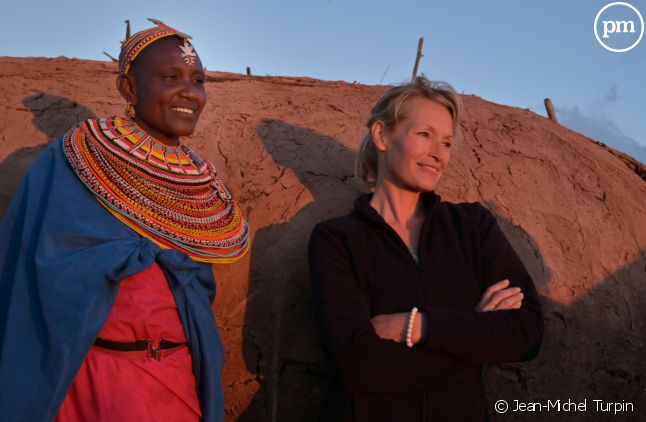Estelle Lefébure chez les Samburu au Kenya