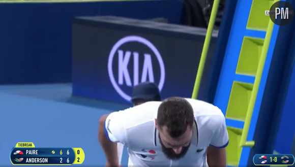 Benoît Paire craque en plein match