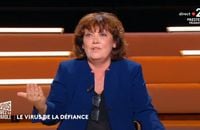 Nathalie Saint-Cricq sur France 2.