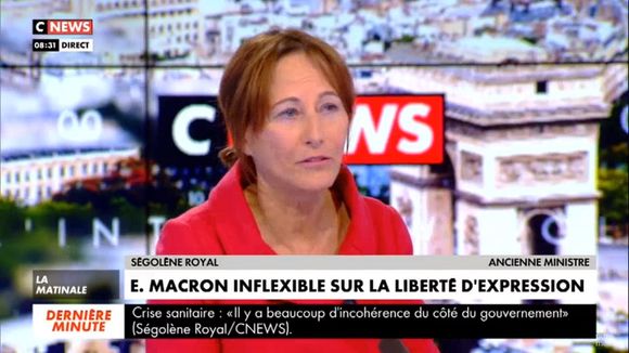 Caricatures : "La fraternité, c'est l'interdiction de choquer", estime Ségolène Royal sur CNews