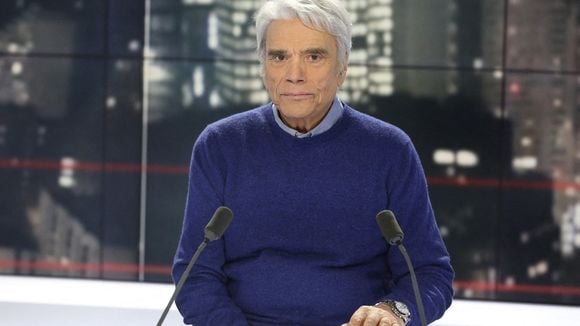 Bernard Tapie au micro de Franceinfo.