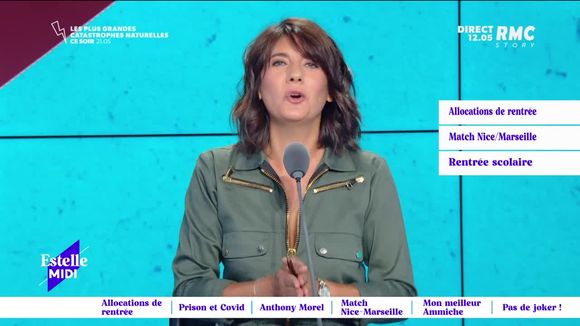 Première de "Estelle midi" sur RMC et RMC Story