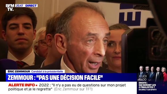 Eric Zemmour traite Gilles Bouleau de "procureur", TF1 lui répond