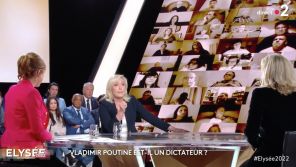 "Votre question est infamante" : Marine Le Pen outrée par Anne-Sophie Lapix sur France 2