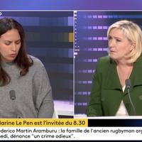 Agacée par une question, Marine Le Pen tacle Salhia Brakhlia sur son salaire sur franceinfo