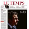 La Une du 25 avril 2022 du quotidien suisse "Le Temps".