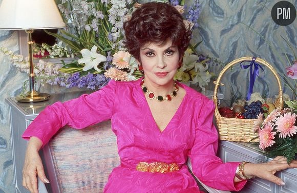 Gina Lollobrigida à Cannes dans les années 80.