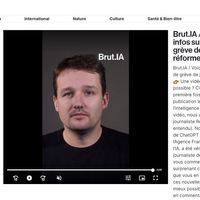 Brut crée un nouveau format de vidéo entièrement réalisé grâce à l'intelligence artificielle