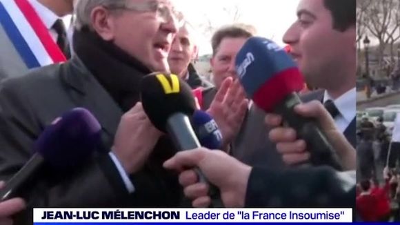 "Allez, au revoir !" : Echange très tendu entre Jean-Luc Mélenchon et un journaliste de BFMTV