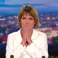 Émue aux larmes, Garance Pardigon quitte le "20 Heures" de TF1, Gilles Bouleau touché