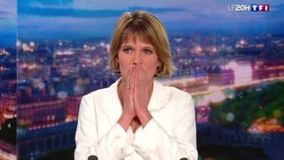 Émue aux larmes, Garance Pardigon quitte le "20 Heures" de TF1, Gilles Bouleau touché