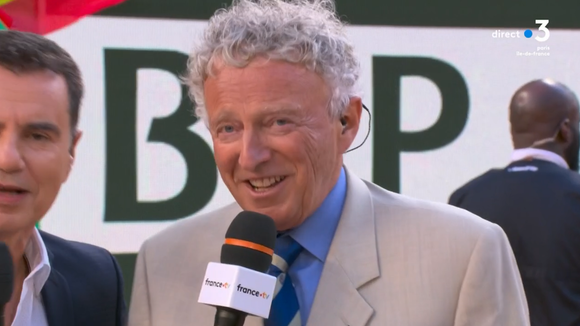 "On a le coeur un petit peu serré" : Ému, Nelson Monfort fait ses adieux à Roland Garros en direct sur France 3