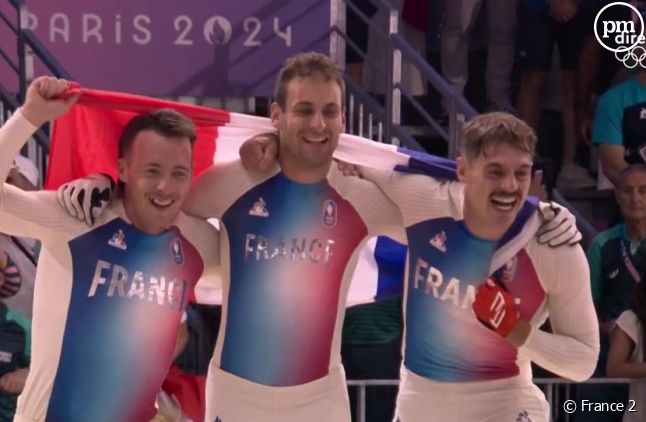 Le triplé français (Joris Daudet, Sylvain André et Romain Mahieu) sacré au BMX