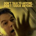 Matt Damon sur une affiche promotionnelle de "Contagion"