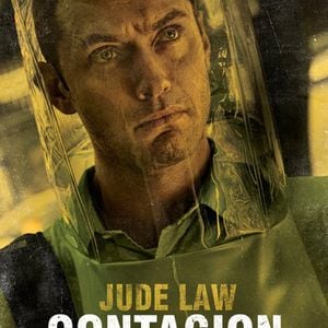 Jude Law sur une affiche promotionnelle de "Contagion"