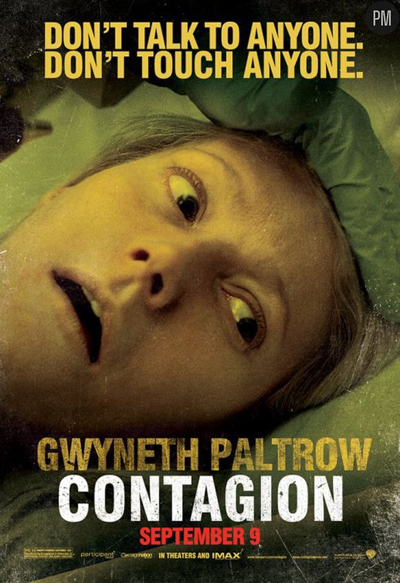 Gwyneth Paltrow sur une affiche promotionnelle de "Contagion"