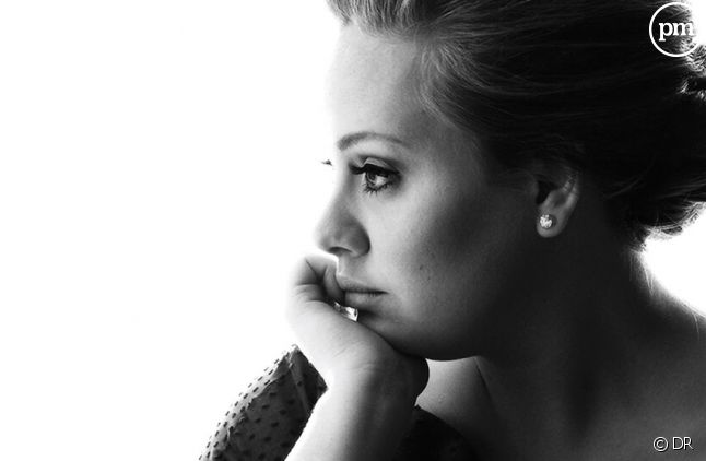 Adele sur la pochette du single "Someone Like You"