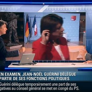 Martine Aubry met fin prématurément à un entretien sur BFM TV, le 8 septembre 2011.