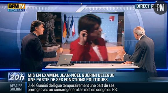 Martine Aubry met fin prématurément à un entretien sur BFM TV, le 8 septembre 2011.