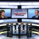 Accrochages lors du débat des primaires citoyennes retransmis en direct sur France 2 le 15 septembre 2011.