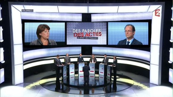 Zapping : Aubry prend à parti Hollande sur France 2