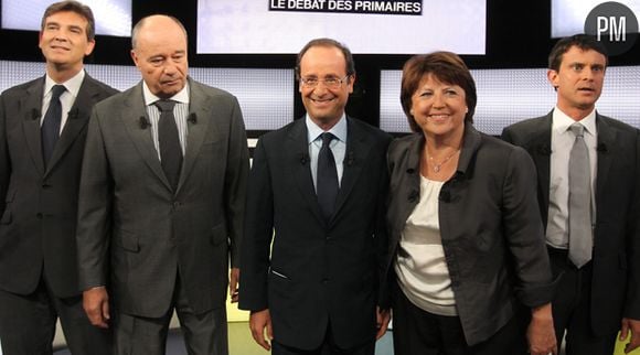 Les candidats à la primaire socialiste.