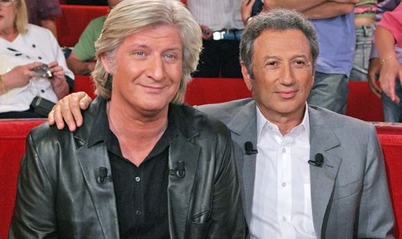 Michel Drucker et Patrick Sébastien, en 2005.