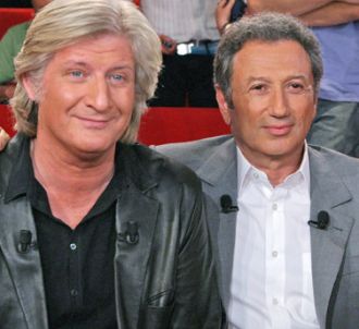 Michel Drucker et Patrick Sébastien, en 2005.