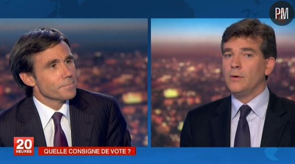 Arnaud Montebourg invité du 20 heures de David Pujadas.