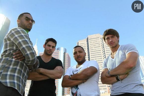 Mathieu Edward, Kevin, Kamel et Mickael Vendetta ("Les Anges de la Télé-Réalité: I Love New York!")