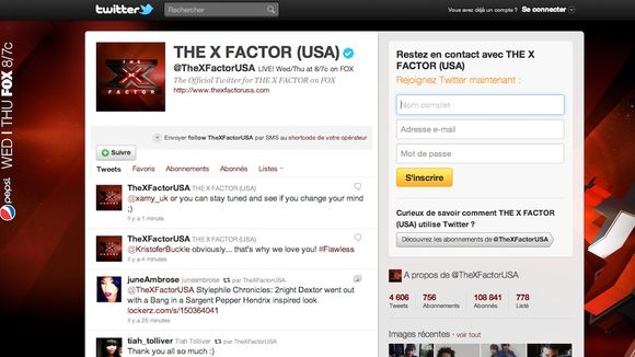 "The X Factor" US permet le vote via Twitter