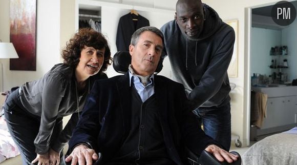 Le film "Intouchables" avec Omar Sy et François Cluzet.