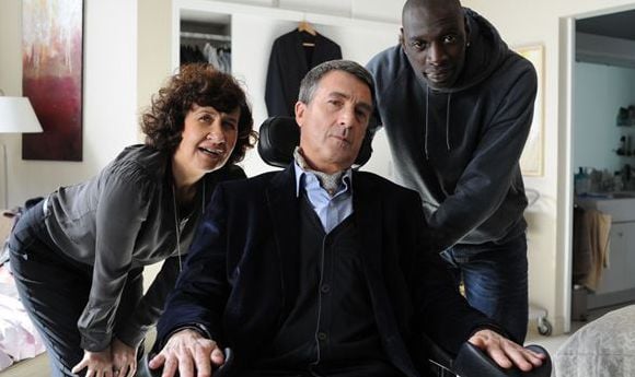 Le film "Intouchables" avec Omar Sy et François Cluzet.