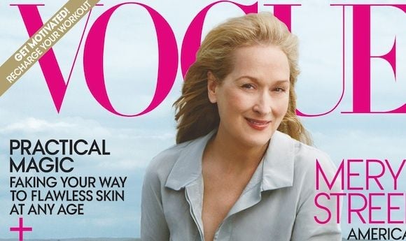 Meryl Streep en Une du Vogue américain