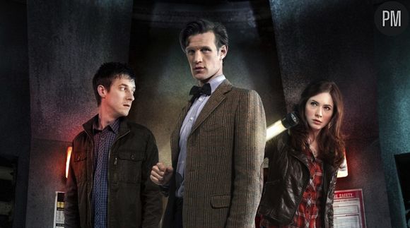 Arthur Darvill, Matt Smith et Karen Gillan dans "Doctor Who", saison 6