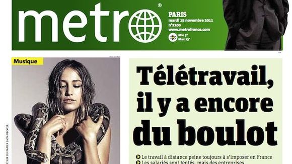 TF1 dévoile la nouvelle formule de son quotidien gratuit "Metro"