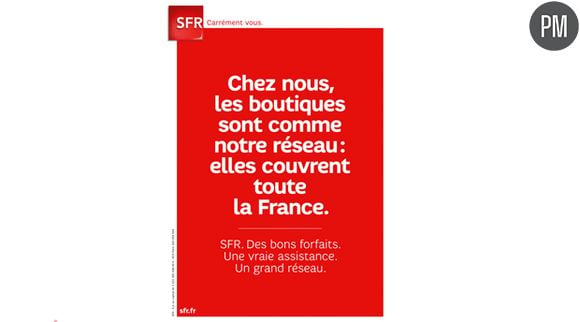 La campagne de publicité SFR.