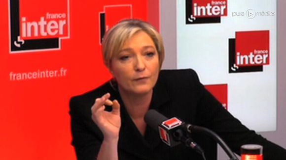 Marine Le Pen et Patrick Cohen sur France Inter.