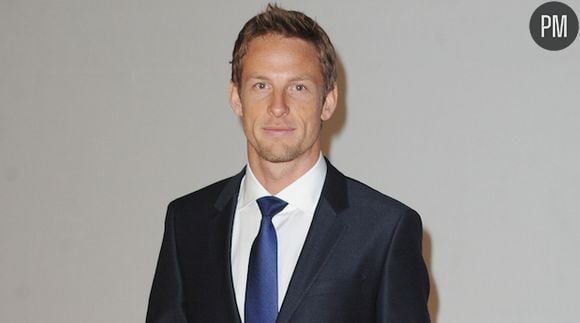 Jenson Button sur le tapis rouge des Brit Awards 2012