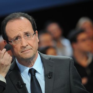 François Hollande, sur le plateau de l'émission "Des paroles et des actes".