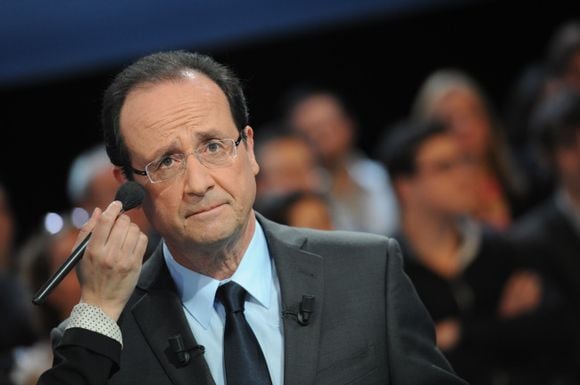 François Hollande, sur le plateau de l'émission "Des paroles et des actes".