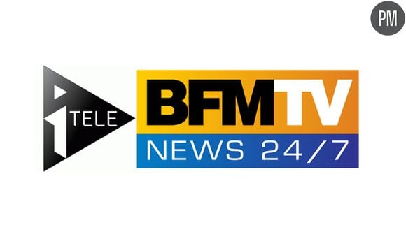 Logos i-Télé et BFM TV