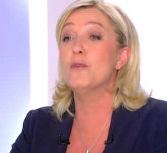 Marine Le Pen face à Anne-Sophie Lapix, sur Canal +.