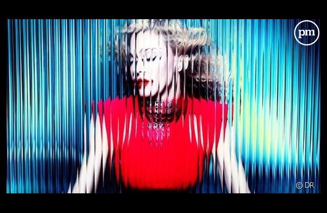 Madonna sur la pochette de "MDNA"