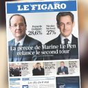 La Une du Figaro 23 avril 2012.