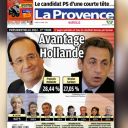 La Une de La Provence du 23 avril 2012.