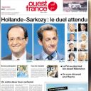 La Une de Ouest France du 23 avril 2012.