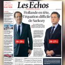 La Une de Les Echos du 23 avril 2012.