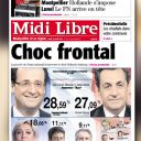 La Une de Midi Libre du 23 avril 2012.